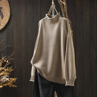 Bellaria | Women's Turtleneck Long Sleeve Sweater