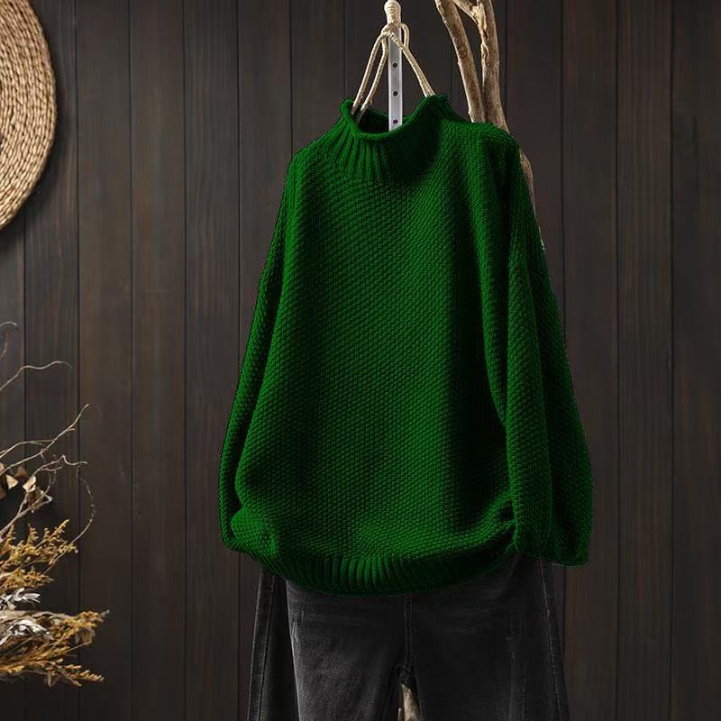 Bellaria | Women's Turtleneck Long Sleeve Sweater
