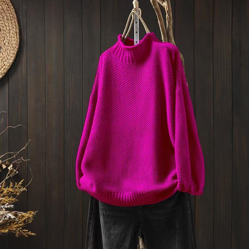 Bellaria | Women's Turtleneck Long Sleeve Sweater
