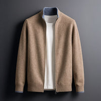 Isaac – Zip-Up Knitted Jacket