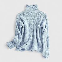 Bernadette | Women's Mock Neck Long Sleeve Sweater
