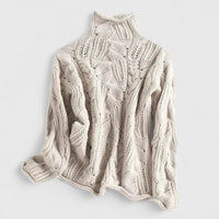 Bernadette | Women's Mock Neck Long Sleeve Sweater