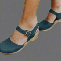 Bettany | Women's Platform Clog Ankle Strap Closed Toe Shoe