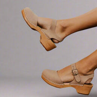 Bettany | Women's Platform Clog Ankle Strap Closed Toe Shoe