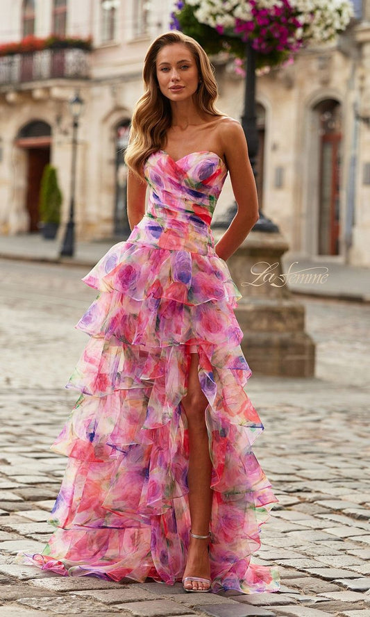 Long Prom Dress: 33555 Multi