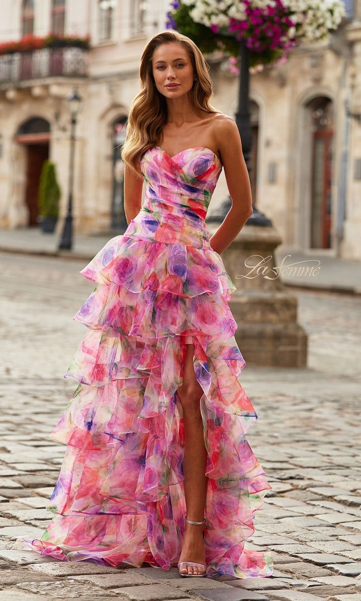 Long Prom Dress: 33555 Multi