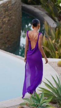 Rent Rat And Boa Purple Dress