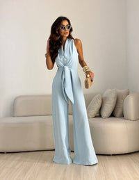 Robyn - Flowy Wide-Leg Elegant Jumpsuit with Defined Waist