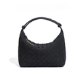 Fiorella - Matte Woven Structured Handbag