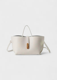 Noire Structured Tote Bag