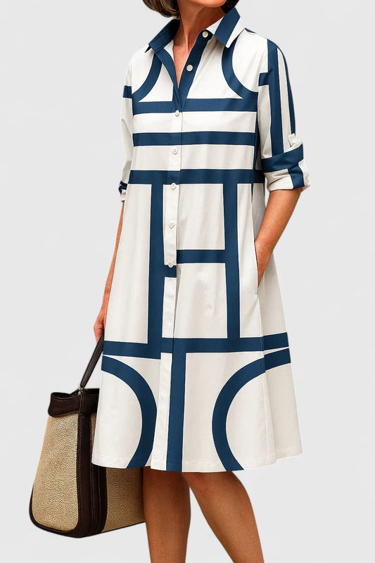 Skarlette | Elegant Midi Dress White