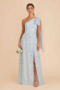 Melissa Chiffon Dress - Blue Dreamy Ditsy