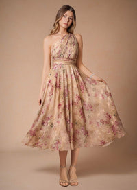 Blush Hestia Dusty Floral Midi Dress