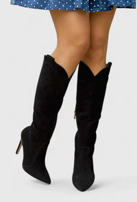 Melorynn | Orthopedic Boots Black Suede
