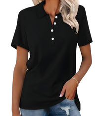 Brenna | Women's Short Sleeve Collared Polo Shirt