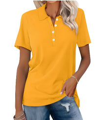 Brenna | Women's Short Sleeve Collared Polo Shirt