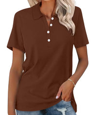 Brenna | Women's Short Sleeve Collared Polo Shirt