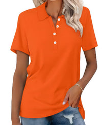 Brenna | Women's Short Sleeve Collared Polo Shirt