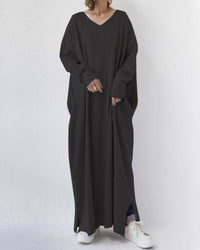 Brielle | Women's V-Neck Oversized Maxi Dress