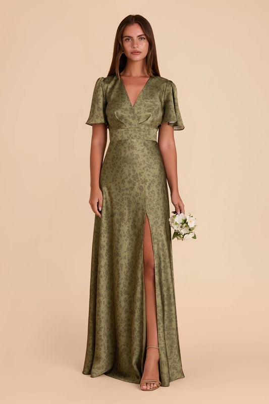 Marni Matte Satin Dress - Bright Martini Dreamy Floral