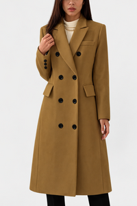 Briony | Women's Double Breasted Long Coat