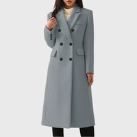 Briony | Women's Double Breasted Long Coat