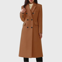 Briony | Women's Double Breasted Long Coat