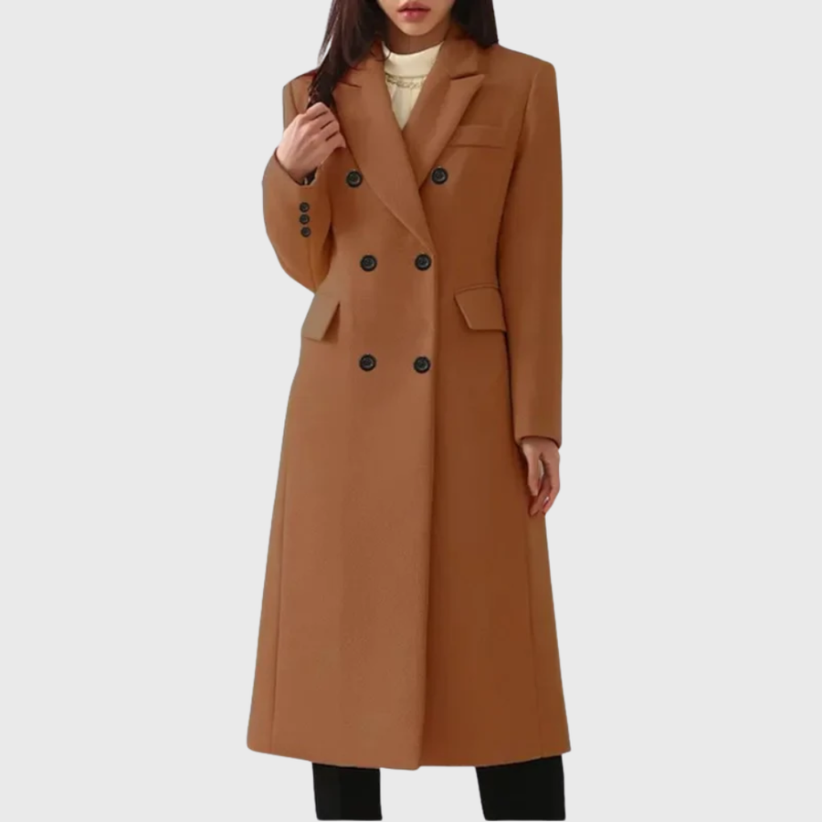 Briony | Women's Double Breasted Long Coat