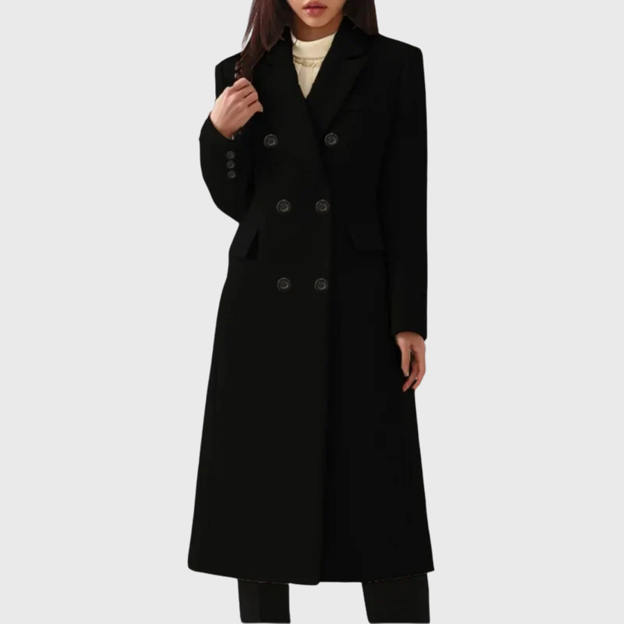 Briony | Women's Double Breasted Long Coat