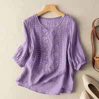 Briony | Women's Embroidered Long Sleeve Blouse