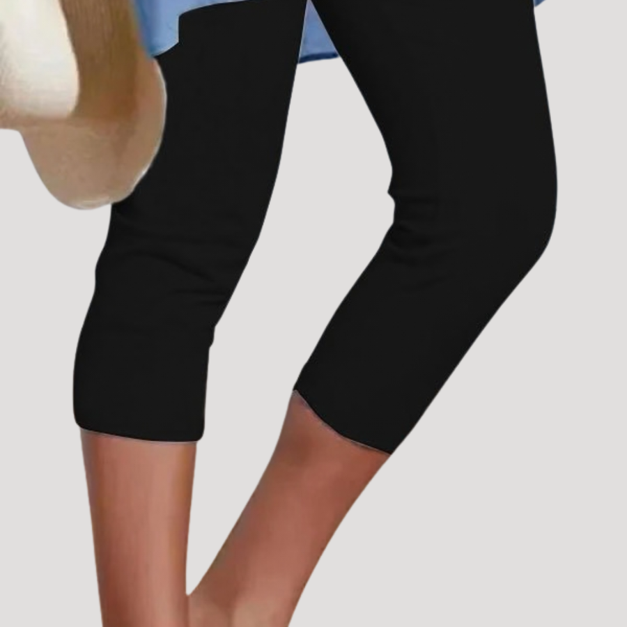 Britta | Women's Cropped Capri Leggings Slim Fit