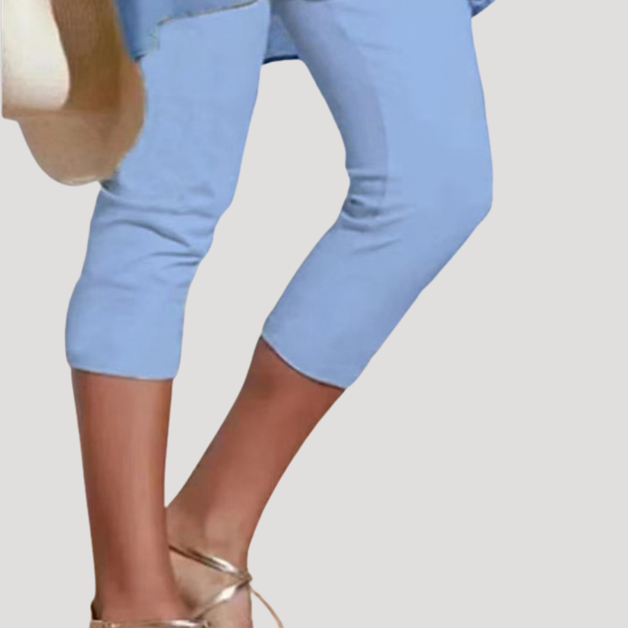 Britta | Women's Cropped Capri Leggings Slim Fit