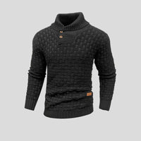 Brogan | Men's Shawl Collar Long Sleeve Knit Sweater