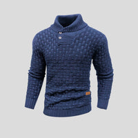 Brogan | Men's Shawl Collar Long Sleeve Knit Sweater