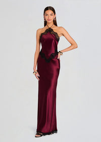 Burgundy Everly Dress