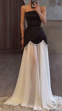 Custom Made Strapless A Line Wedding Dress: Tailored Bridal Gown Etsy