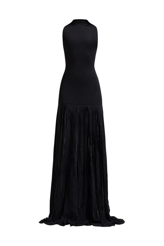 Mattia Black Maxi Dress Black