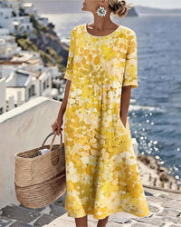 Vivia – Printed Loose-Fit Dress