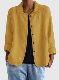 Claudine | Sophisticated Top Yellow