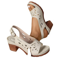 Alina – Ankle Strap Block Heel Sandals