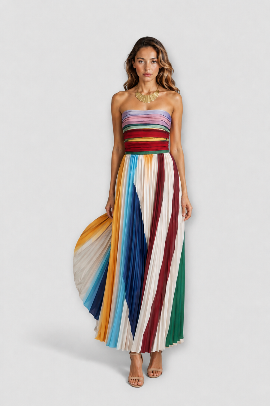 Tegan – Elegant Flowing Maxi Dress