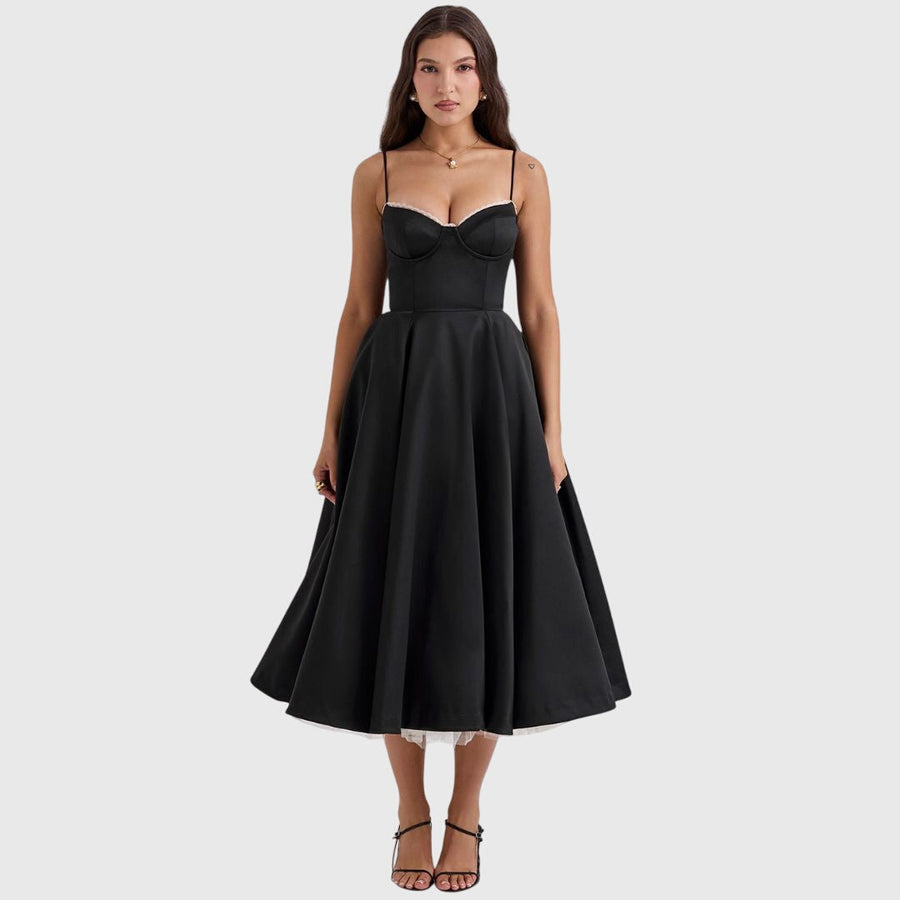 Jane | Elegant Maxi Dress Black