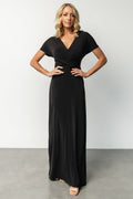 Annaeli Cross Front Maxi Dress V Neck Maxi