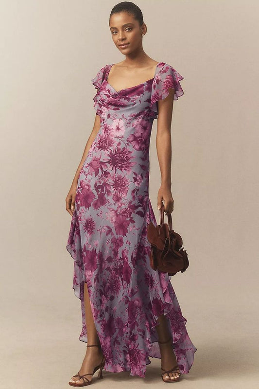 Fall Floral Dress