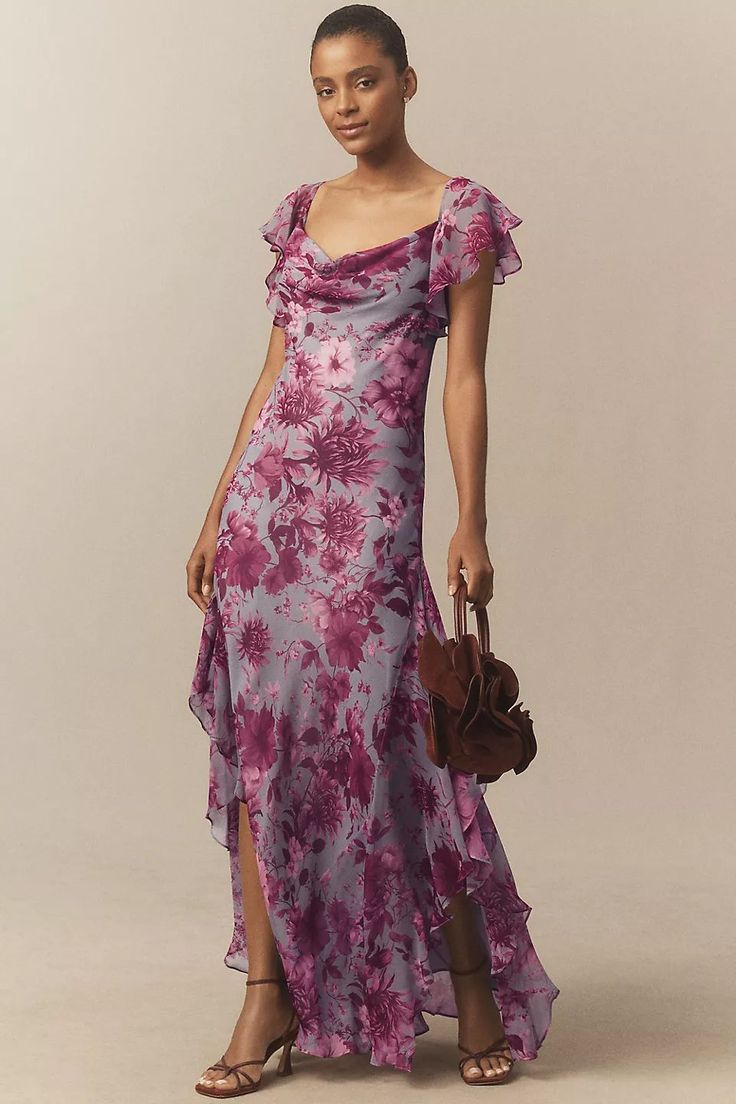 Fall Floral Dress