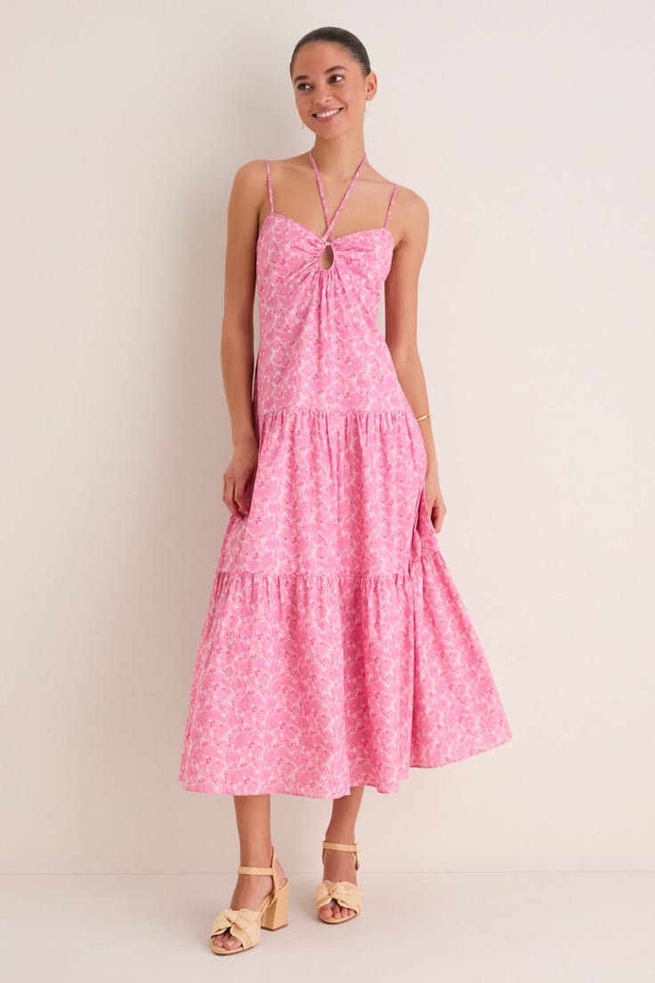 Petal Party Floral Lottie Maxi Dress Hyacinth House
