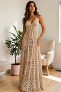 Elegant Crochet Maxi Dress Pattern, Boho Summer Tutorial (Pdf