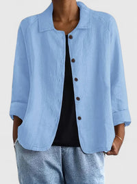 Claudine | Sophisticated Top Light Blue