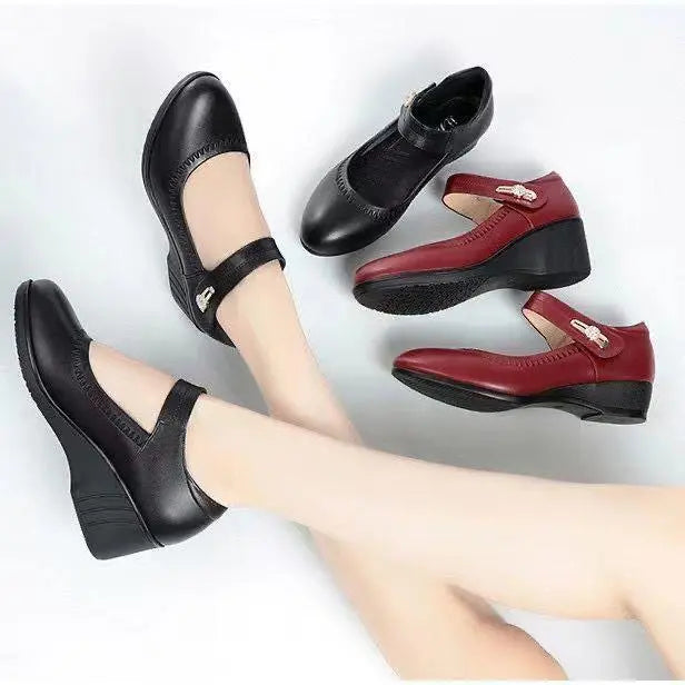 Marigold – Elegant Vegan Mid-Heel Shoes
