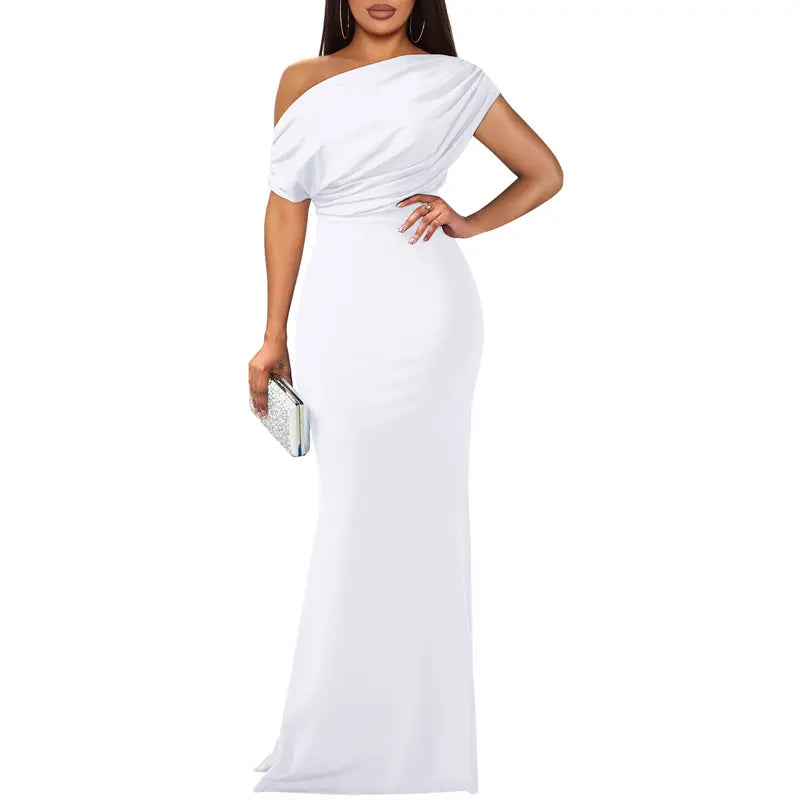 Greer – Off-Shoulder Bodycon Evening Gown